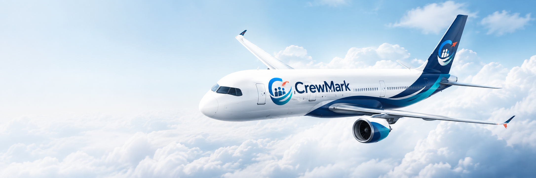 CrewMark aircraft in flight